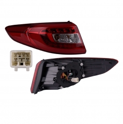 Calavera Izquierda P/Hyundai Sonata Led Exterior 2017 Depo