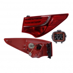 Calavera Derecha P/Hyundai Santa Fe Sport Led Ext 2016 Depo