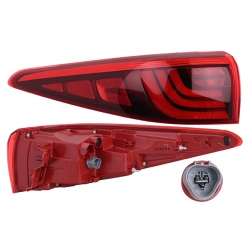 Calavera Izquierda P/Kia Sportage Led Exterior 2018 Depo