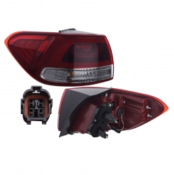 Calavera Izquierda P/Kia Sorento Led Exterior 2018 Depo