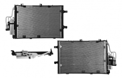 Condensador Cv Corsa 02-08 L4 1.4, 1.8L C/Secador 22 1/4X14 7/8X16Mm Alum Sold Polar