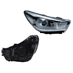 Faro Der F/Negro C/Led C/Lupa (Sedan/H-Back) Kia Rio 2018 2023