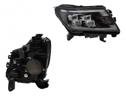 Faro Der F/Cromado C/Led C/Lupa (Platinum/Pro-4X) 4Wd Nissan Np-300 Frontier 2021 2024