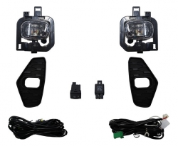 Kit Faro Aux C/Led C/Cables C/Rejillas Negros Nissan Np-300 Frontier (D-23) 2021 2024