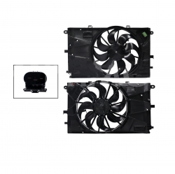 Motoventilador Completo C/S Aire C/Tolva C/Res 4Pin Chevrolet Onix 1.0L/1.2L 2020 2024