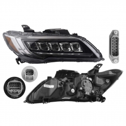 Faro Derecho Acura Rdx Leds 2016 2017 2018 Depo