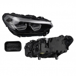 Faro Derecho Bmw X3 C/Leds 2018 2019 2020 2021 Depo