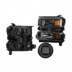 Faro Izquierdo Chevrolet Silverado P/Halogeno 2021 2022 Depo