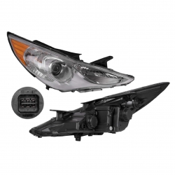 Faro Derecho P/Hyundia Sonata Gls P/Halogeno 2013 2014 Depo