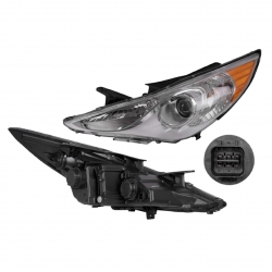 Faro Izquierdo P/Hyundia Sonata Gls P/Halogeno 2014 Depo