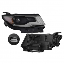 Faro Der Jeep Compass Limited C/Luz De Dia P/Xenon 2021 Depo