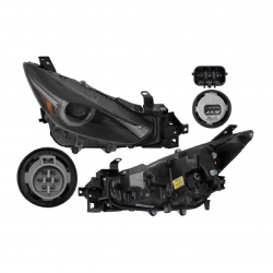 Faro Der Mazda 3 Grand Touring C/Leds 2017 2018 Depo