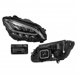 Faro Der Mercedes Benz Clase C C/Motor C/Leds 2019 2020 Depo