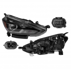 Faro Der Nissan Sentra Sr 7 Pin C/Lupa C/Leds 2019 Depo