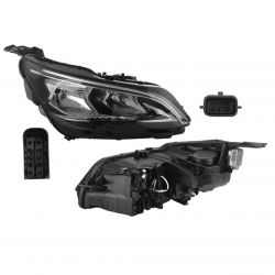 Faro Der Peugeot 3008 Allure C/Motor C/Leds 2020 2021 Depo