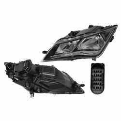 Faro Izquierdo Seat Leon Style C/Motor C/Leds 2019 2020 Depo