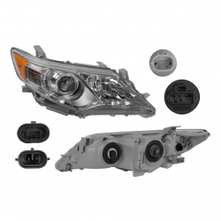 Faro Derecho Toyota Camry F/Cromado 2012 2013 2014 Depo