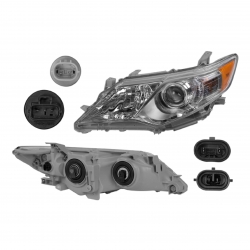 Faro Izquierdo Toyota Camry F/Cromado 2012 2013 2014 Depo