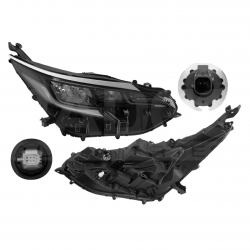 Faro Derecho Toyota Sienna Xse F/Negro C/Leds 2023 2024 Depo