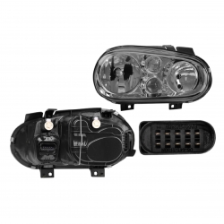 Faro Derecho Volkswagen Golf C/Base C/Faro Niebla 2007 Depo