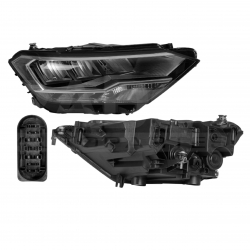 Faro Der Vw Jetta Comfortline C/Motor C/Leds 2021 Depo