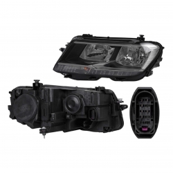 Faro Izq Vw Tiguan Se P/Halogeno 6 Pin Canada 2020 2021 Depo