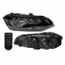 Faro Der Volkswagen Virtus Filo Negro 5 Pines 2022 Depo