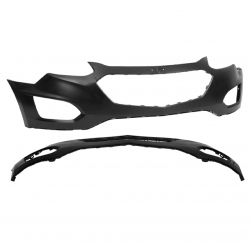 Defensa Delantera Sup Chevrolet Equinox P/Faro 2016 2017 Oer