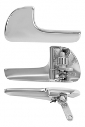 Manija Interior St Ibiza/Cordoba 03-09 Solo Repuesto Cromo Metal Para Reemplazo De Manija Original Delantera/Trasera Izq