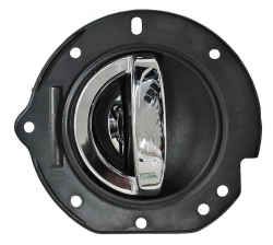 Manija Int Liberty 2002-2007 Plastico Negra/ Cromo C/Base Trasera 2218 Der