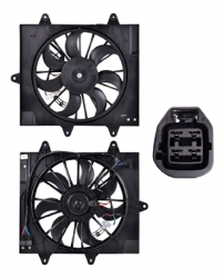 Motoventilador Cr Pt Cruiser 2006 2007 2008 2009 2010 L4 2.4 Lts S/Turbo P/Rad Sencillo Completo 4 Terminales Ty