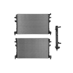 Radiador Ad A3 13 2015 2016 2017 L4 2.0 Lts Std C/S Aa 24 2/5X16 1/2X16Mm Alum Sold Polar