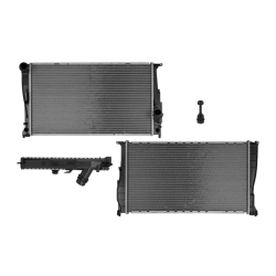 Radiador Bw S3 335 2007 2008 2009 2010 2011 L6 3.0 Lts Std 23 5/8X13 5/7X26Mm Alum Sold Polar