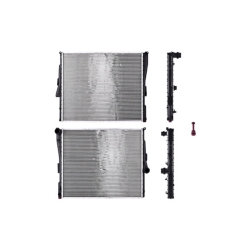 Radiador Bw X3 04-06 L6 2.5, 3.0 Lts Aut C/S Aa 22 5/6X19 3/5X32Mm Alum Sold Polar