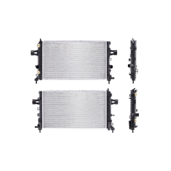 Radiador Cv Astra 04-08 L4 1.8/2.0/2.4 Lts C/S Aa Aut 23 5/8X14X16Mm Alum Sold Polar