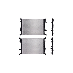 Radiador Cv Aveo 18-23 L4 1.5 Lts Std C/Aa 23 1/2X15 2/3X16Mm Alum Sold Polar