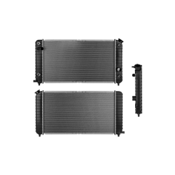 Radiador Cv Blazer 94-95 V6 4.3 Lts Doble Enfriador De Aceite Aut 26 2/9X14 7/8X32Mm Alum Sold Polar