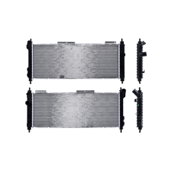 Radiador Cv Chevy 94-12 L4 1.4/1.6 Lts Largo C/Aa Std 26 7/9X10 1/2X26Mm Alum Sold Polar