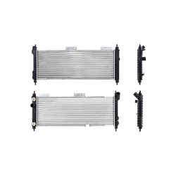 Radiador Cv Chevy/Monza/Pick Up 94-12 L4 1.4/1.6 Lts Largo C/Aa Aut 26 7/9X10 1/2X34Mm Alum Mec Polar