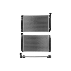 Radiador Cv Cutlass 92-96 L4 2.2 /V6 3.1 Lts Doble Enfriador De Aceite C/S Aa Aut 26 1/6X17 1/4X26Mm Alum Sold Polar