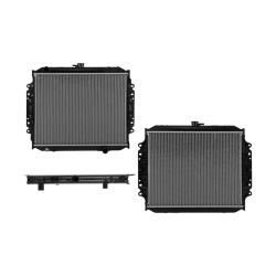 Radiador Cv Luv 97-05 Std C/S Aa Toma Sup Lado Izq 16 1/3X20 4/5X26Mm Alum Sold Polar