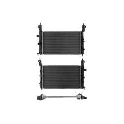 Radiador Cv Meriva 04-08 L4 1.8 Lts C/Aa Std 24X14X26Mm Alum Sold Polar