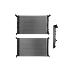 Radiador Cv Silverado 11-18 Doble Enfriador De Aceite V8 5.3/6.0 Lts C/Aa Aut 34X23 1/7X22Mm Alum Sold Polar