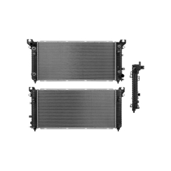 Radiador Cv Silverado 14-18 V6 4.3 V8, 5.3, 6.2 Lts C/S Aa Aut Enfriador De Motor Lado Izquierdo 34X16 6/7X22Mm Alum Sold Polar