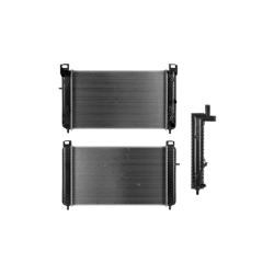 Radiador Cv Silverado/Cheyenne/Sonora/Suburban/Tahoe/Sierra/Yukon 99-13 V8 4.8, 5.3, 6.0 Lts Aut C/S Aa C/Conectores 28 1/4X17 1/4X26Mm Alum Sold Pola