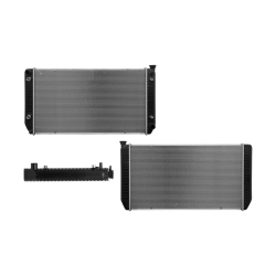 Radiador Cv Suburban/Heavy Duty 2500/3500 94-00 V8 7.4 Lts 2 Enfriadores C/S Aa Aut 34X19 1/5X48Mm Alum Sold Polar