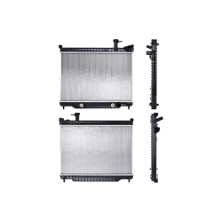 Radiador Cv Trail Blazer/Envoy/Rainier/Ascender 03-09 V8 5.3, 6.0 Lts C/Aa Aut 18 1/9X26 2/7X26Mm Alum Sold Polar