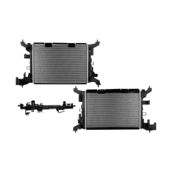 Radiador Cv Onix 2020 2021 2022 2023 L3 1.0, 1.3 Lts Aut C/S Aa 26 7/9X16 1/2X16Mm Alum Sold Polar