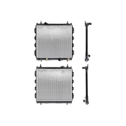 Radiador Cr Pt Cruiser 03-09 L4 2.4 Lts C/S Aa Aut 18 1/9X20X26Mm Alum Sold Polar