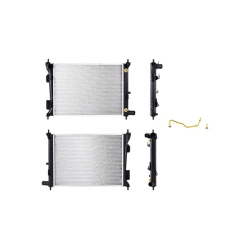 Radiador Dg Attitude 2012 2013 2014 L4 1.4, 1.6 Lts C/Aa Aut 19 2/3X14 1/2X16Mm Alum Sold Polar